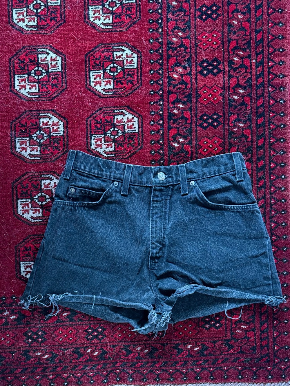 Levi’s Vintage Orange Tab 550 Cut-Off Shorts